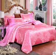 Charger l&#39;image dans la galerie, Luxury European Bedding Satin Jacquard Modal Cotton Tencel Set