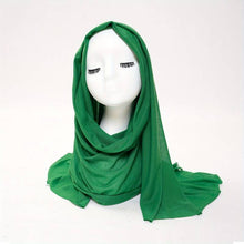Load image into Gallery viewer, Solid Color Hijab Inelastic Sunscreen  Breathable
