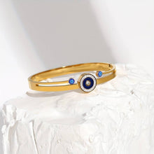 Laden Sie das Bild in den Galerie-Viewer, Blue Eye Bracelet Stainless Steel Accessories