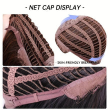Cargar imagen en el visor de la galería, Long Wavy Curly Hair Wigs With Bangs For Women Synthetic Fiber Hair Replacement