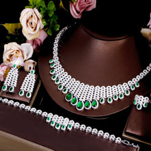 Cargar imagen en el visor de la galería, Necklace Earring Bracelet Ring Set