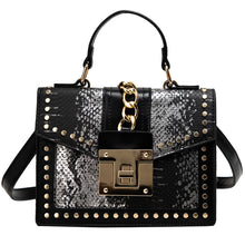 Load image into Gallery viewer, Luxury Fashion snake pattern handbag for women Purse