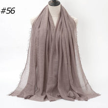 Charger l&#39;image dans la galerie, Women&#39;s Solid Color Hijab