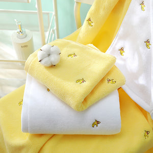 Full Embroidery Avocado Cotton Towel