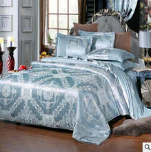 Load image into Gallery viewer, Luxury European Bedding Satin Jacquard Modal Cotton Tencel Set