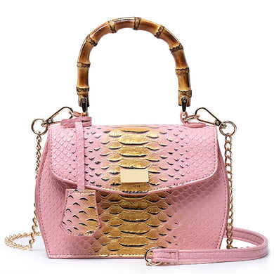 Luxury Women Purse Snake print handbag