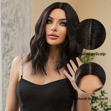Charger l&#39;image dans la galerie, Long Curly Black Wigs Synthetic Women&#39;s Wigs For Daily Use