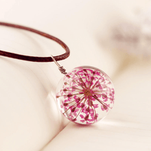 Charger l&#39;image dans la galerie, Necklaces For Men Time Gemstone Glass Ball Pendants F (Hot Deal)