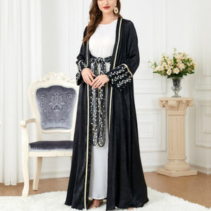 Women's Suit Two-piece Middle Eastern Long-sleeved Dress For Women Abbaya