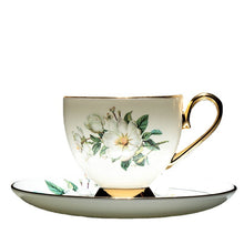 Load image into Gallery viewer, Ceramic Bone China Tea Cup Plate Phnom Penh Gold Coffee Cup