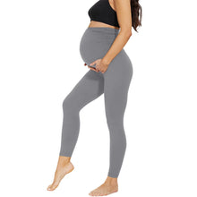 Load image into Gallery viewer, Pregnant Women&#39;s Cropped High Waist Fashion Casual Leggings