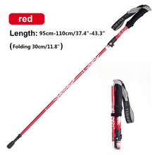 Load image into Gallery viewer, 5-Section Portable Folding Trekking Pole,  Lightweight Hiking Stick