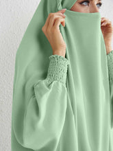 Laden Sie das Bild in den Galerie-Viewer, Solid Maxi Abaya Kaftan Long Sleeve Simple Abaya