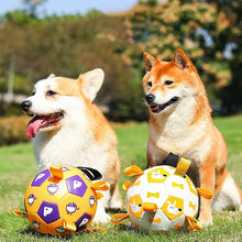 Cargar imagen en el visor de la galería, Dog Interactive Football Toys Children Soccer Dog Outdoor Training Balls Pet Sporty Bite Chew Teething Ball With Cute Printing