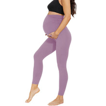 Load image into Gallery viewer, Pregnant Women&#39;s Cropped High Waist Fashion Casual Leggings