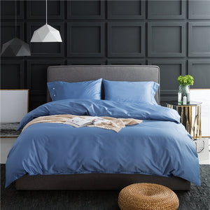 Pure color four-piece bedding Cover