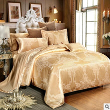 Charger l&#39;image dans la galerie, Luxury European Bedding Satin Jacquard Modal Cotton Tencel Set