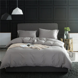 Pure color four-piece bedding Cover