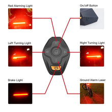 Load image into Gallery viewer, Smart LED Wireless Bicycle Tail Light