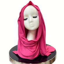 Charger l&#39;image dans la galerie, Solid Color Hijab Inelastic Sunscreen  Breathable