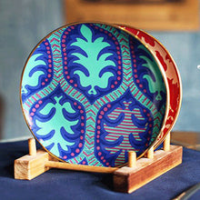 Cargar imagen en el visor de la galería, Ceramic Western Food Plate Painted Enamel Color Tableware