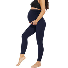 Load image into Gallery viewer, Pregnant Women&#39;s Cropped High Waist Fashion Casual Leggings