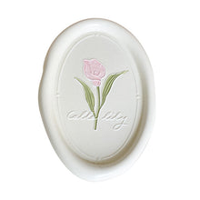 Load image into Gallery viewer, Common Calla Tulip French Relief Ceramic Plate Tableware