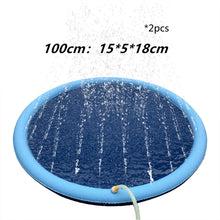 Cargar imagen en el visor de la galería, Non-Slip Splash Pad For Kids And Pet Dog Pool Summer Outdoor Water Toys Fun Backyard Fountain Play Mat