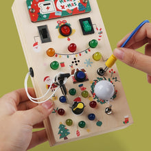 Load image into Gallery viewer, Children&#39;s Wooden Busy Board Switch Lights Circuit Board