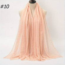 Charger l&#39;image dans la galerie, Women&#39;s Solid Color Hijab