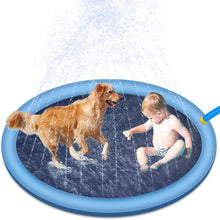 Load image into Gallery viewer, Non-Slip Splash Pad For Kids And Pet Dog Pool Summer Outdoor Water Toys Fun Backyard Fountain Play Mat