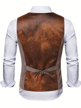 Laden Sie das Bild in den Galerie-Viewer, Male Vest Tuxedo Suit Vest For Men  Hot deals