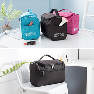 Toiletry Bag Makeup Waterproof Nylon Travel Cosmetic Bag Organizer Make Up Wash