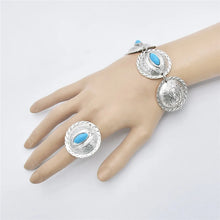 Load image into Gallery viewer, Bohemian Tibetan Silver Color Metal Necklace Bracelet Earring Sets