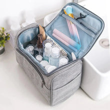 Laden Sie das Bild in den Galerie-Viewer, Toiletry Bag Makeup Waterproof Nylon Travel Cosmetic Bag Organizer Make Up Wash