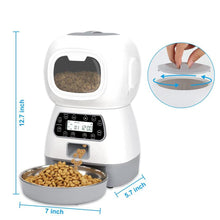 Cargar imagen en el visor de la galería, 3.5L Automatic Pet Feeder Smart Food Dispenser For Cats &amp; Dogs