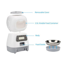 Load image into Gallery viewer, 3.5L Automatic Pet Feeder Smart Food Dispenser For Cats &amp; Dogs