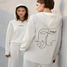 Charger l&#39;image dans la galerie, Minimalism Hoodies Pants Sold Separately  Streetwear Letter Hooded Sweatshirts High Waist