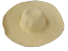 Cargar imagen en el visor de la galería, LNPBD hot 2017 Women&#39;s white hat summer black oversized sunbonnet beach cap women&#39;s strawhat sun hat summer hat