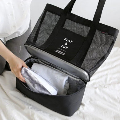 JJDXBPPDD Women Simple Functional Portable Foldable Shopping Bag Balck Tote Bags Package Crossbody Bags Purses Casual Handbag