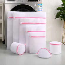 Load image into Gallery viewer, 11 Size Mesh Laundry Bag Polyester Home Organizer Coarse Net Laundry Basket Laundry Bags for Washing Machines