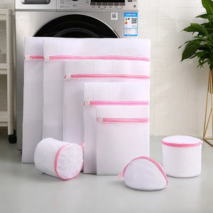11 Size Mesh Laundry Bag Polyester Home Organizer Coarse Net Laundry Basket Laundry Bags for Washing Machines