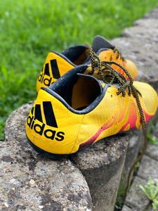 Second Hand  Football Sneaker adidas yellow and red lines