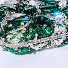 Load image into Gallery viewer, Glittering Crystal Luxury Evening Purse  Diamond Metallic Clutch