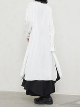 Load image into Gallery viewer, Long  Blouse New Lapel Long Sleeve Loose Fit Shirt