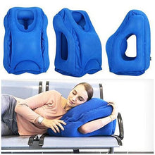 Laden Sie das Bild in den Galerie-Viewer, Inflatable Air Cushion Travel Pillow Headrest Chin Support Cushions for Airplane Neck Nap Pillows