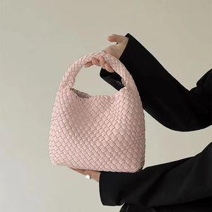 Knitting Handbag For Women Small Size Woven Tote Bag