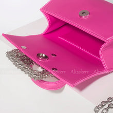 Load image into Gallery viewer, Diamonds Satin Handbags  Luxury Boutique  Clutch Purses Wedding  Top Quality
