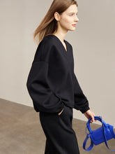 Load image into Gallery viewer, Minimalism Suits Elegant Commuter Fashion Loose Sweatshirts+Casual Straight Leg Pants