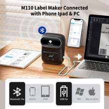 Charger l&#39;image dans la galerie, M110 M221 M220 M120 Label Maker Multifuntional Mini Label Printer